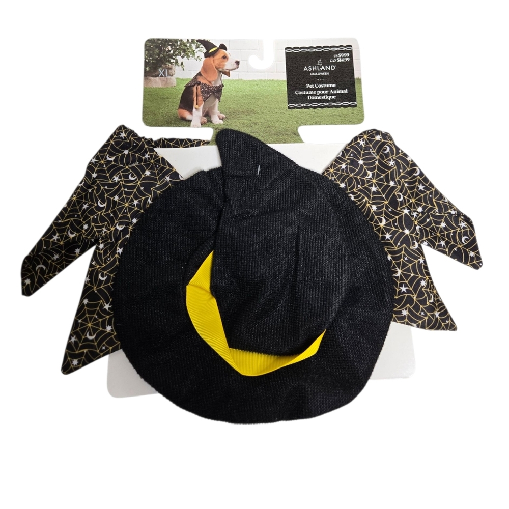 NEW Ashland Halloween witch costume‎ for pets dogs cats size M and XL